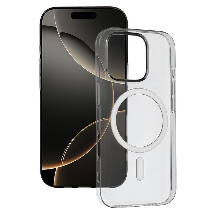 Transparent Slim Magsafe Case do Iphone 15 grey