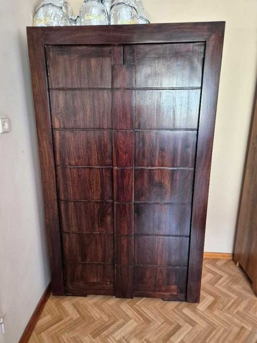 Szafa drewniana ciemny brąz