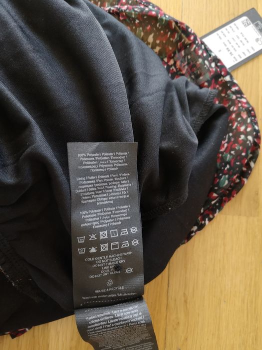 Sukienka zwiewna/długi rękaw /Vero Moda S /nowa