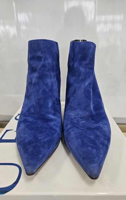 Niebieskie kobaltowe botki buty San Marina