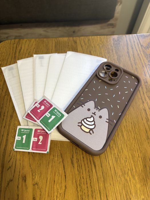 Чохол+ захисне скло на iphone 13 pro max