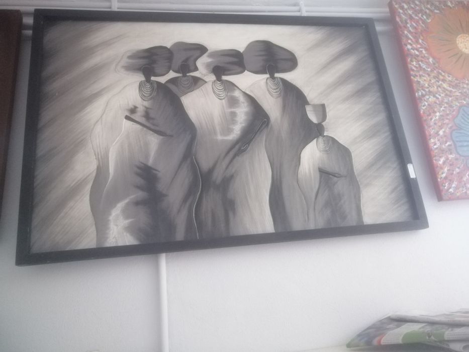 Tela de pintura manual