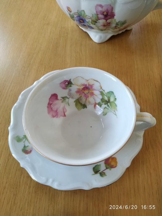 Komplet do kawy firmy C.T. Tielsch Wałbrzych