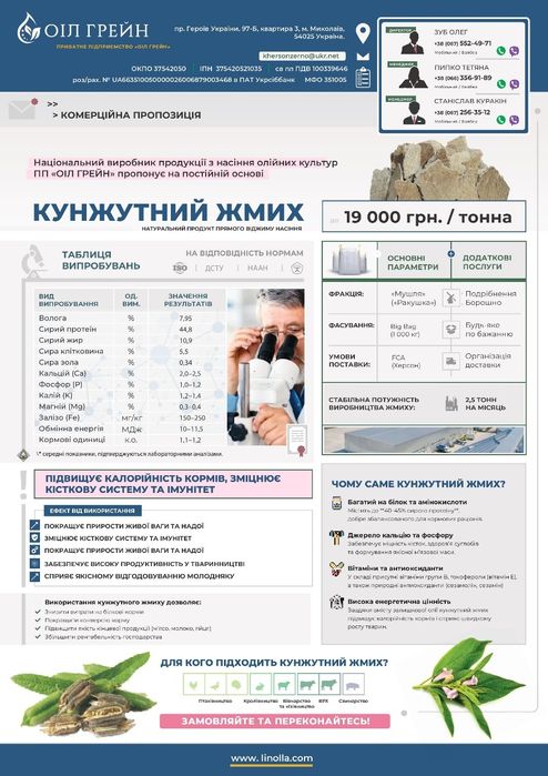 Макуха гарбузова та кунжута