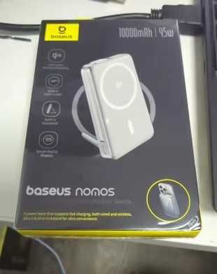 Павербанк magsafe Baseus Nomos Qi2,2-25w, PD-45W 10000mAh