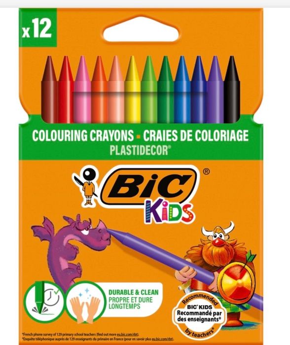 Lápis de Cera BIC kids 12un
