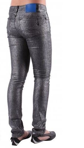 Spodnie Damskie Srebrne Błyszczące Adidas W38411 NOWE