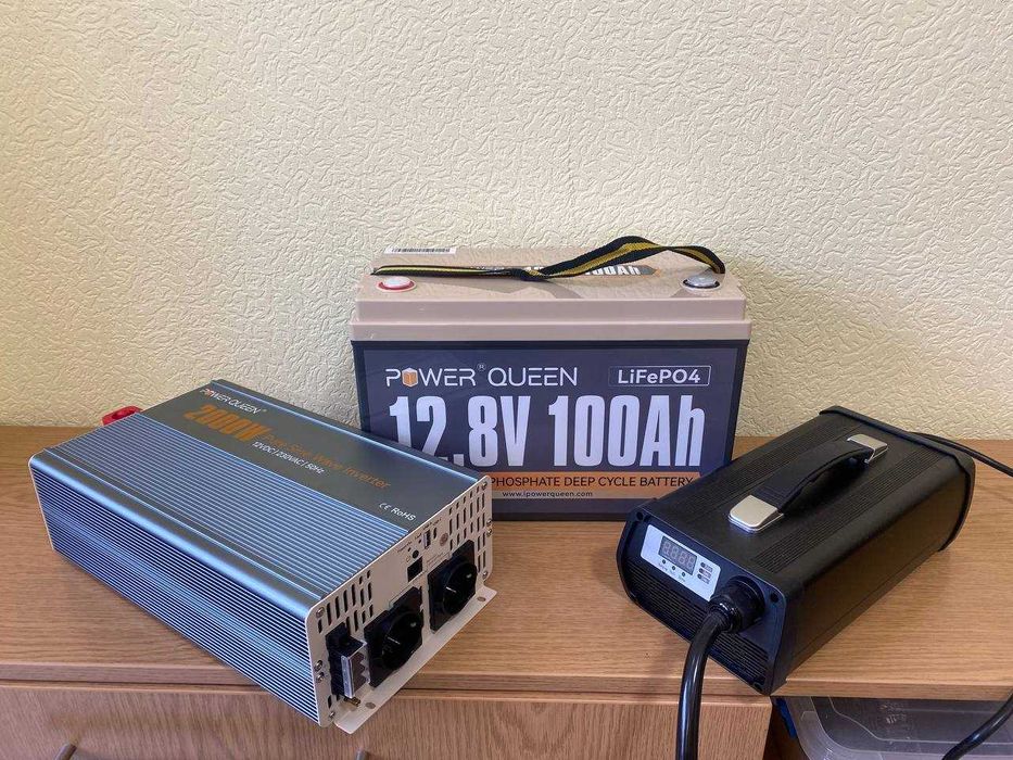Комплект резервного живлення Power Queen 2000 W 1280 Wh (Німеччина)