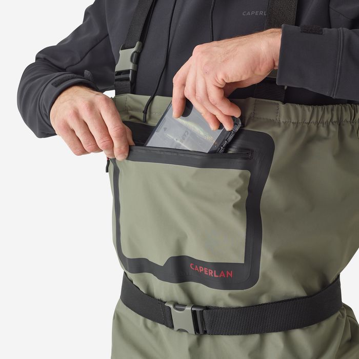 Waders de Pesca 500 em PVC e Respiráveis