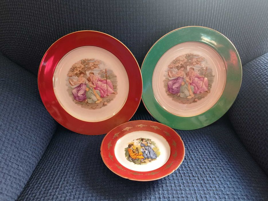 Vista Alegre Decorative Plates Set of 3