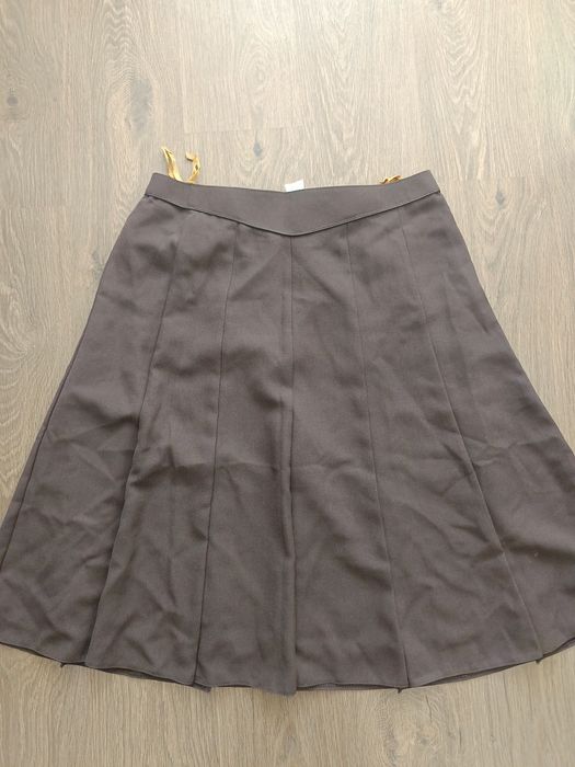 Brązowa spódnica midi 48