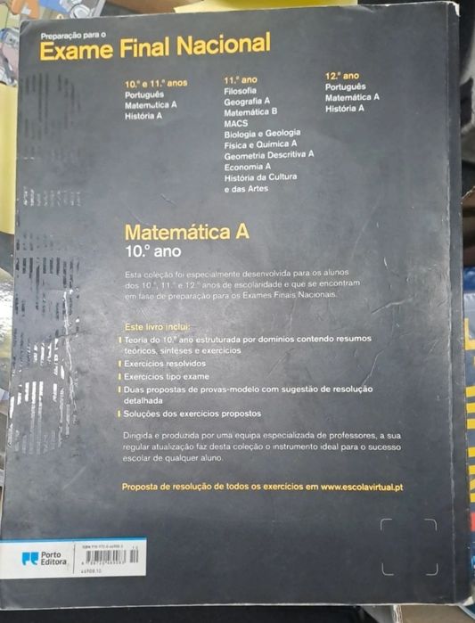Livro de preparação exame de matemática 10° ano