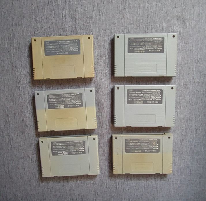 Lote 6 Jogos Super Famicom SFC