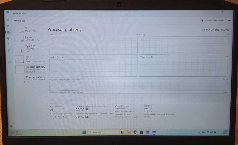Acer Nitro 5 | i7 | RTX 2060 | 16GB | Stan Idealny