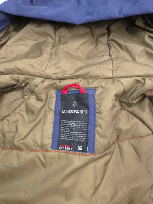 DIDRIKSONS StormSystem Damska Parka Kurtka Rozpinana S 36