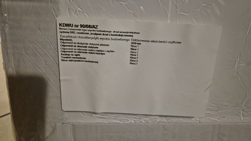 Drzwi wewnętrzne łazienkowe 80