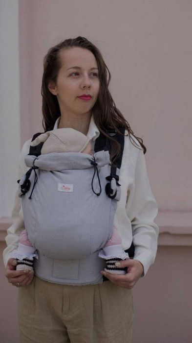 Ерго-рюкзак кенгуру Adapted Сільвер