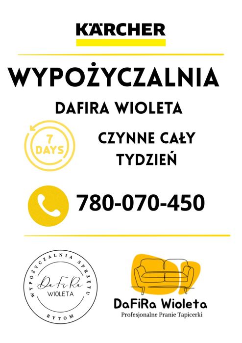 Wypożyczalnia sprzetów Kärcher Bytom wynajem odkurzacza myjka parownic