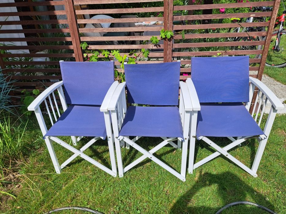 Krzesła ogrodowe skladane