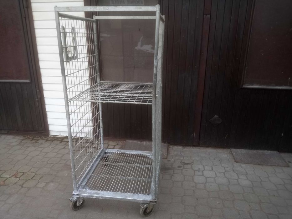 Wózek transportowy, wózek magazynowy, kosz transportowy 70x80x150 cm