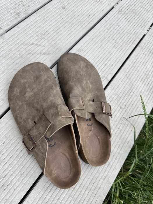 birkenstock boston klapki sandały na lato