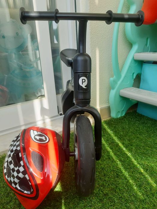 Bicicleta Qplay Tech Balance e Capacete Polisport
