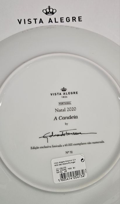 Prato "Vista Alegre" coleção Natal 2020