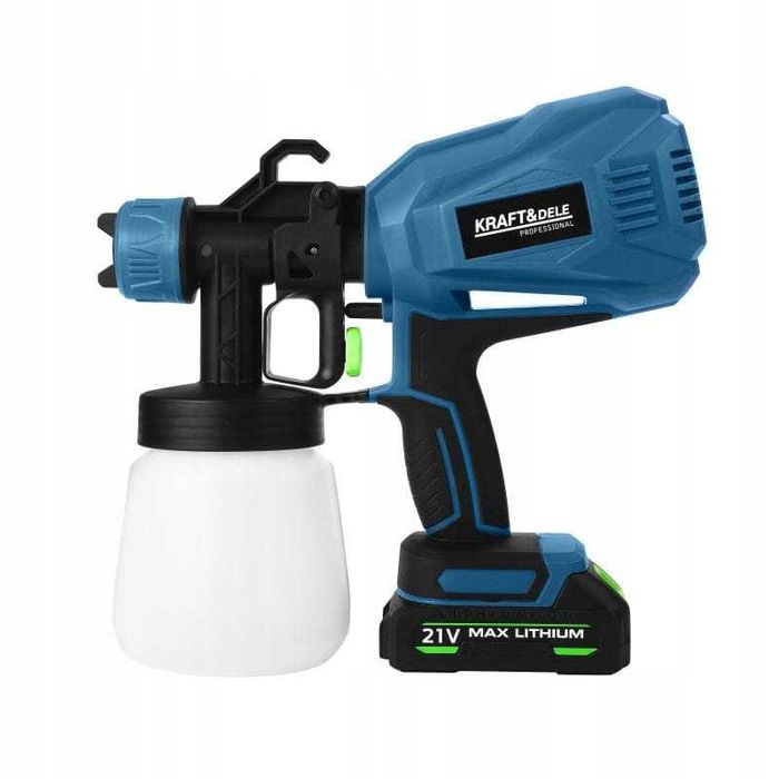 Bezprzewodowy Akumulatorowy pistolet natryskowy do farby 21V 2000mAh