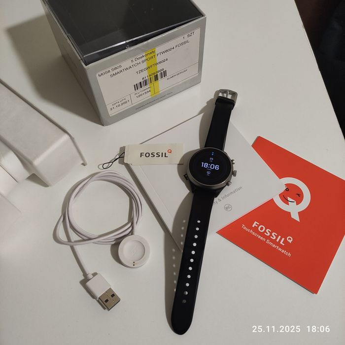 Smartwatch Fossil Sport 4 Gen FTW6024 NFC GPS Always-on