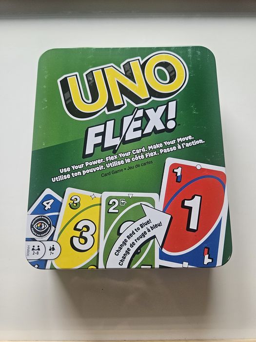 Mattel Uno Flex Tin HNB00 Rare Metalowe pudełko
