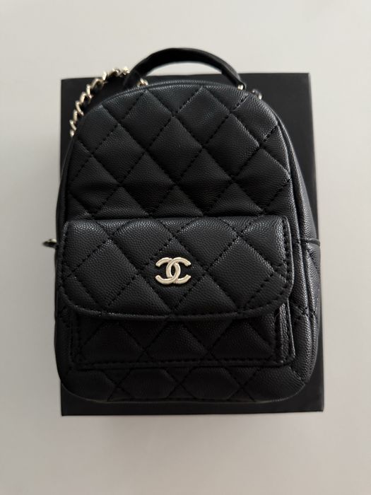 Plecak chanel czarny