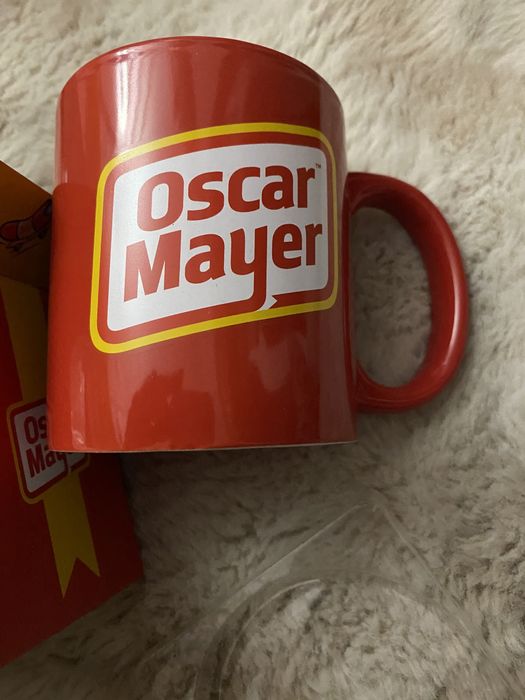 Zestaw koc flanelowy/polarowy MIĘCIUTKI+ kubek Oscar Mayer