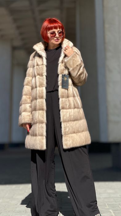 Шуба норкова MANAKAS колотий лід р.С-ХС