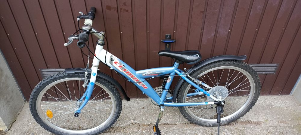 Rower dziecięcy Climber koła 24"przerzutki, błotniki, oświetlenie