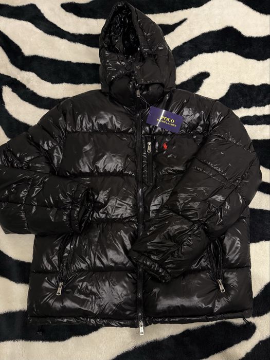 Casaco Puffer Ralph Lauren preto