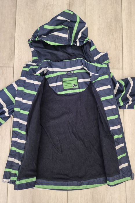 Kurtka wodoodporna przejściowa z kapturem rozm. 110/116