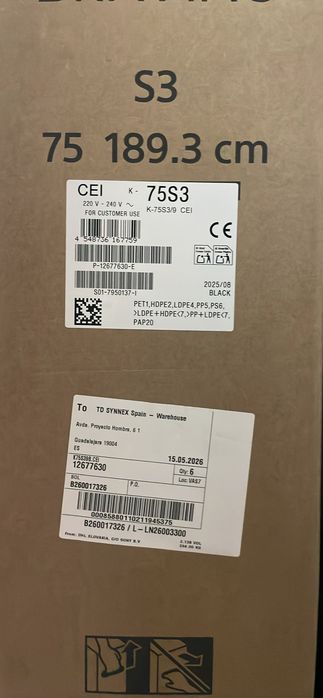 TV Sony Bravia LED 75 4K HDR 2026