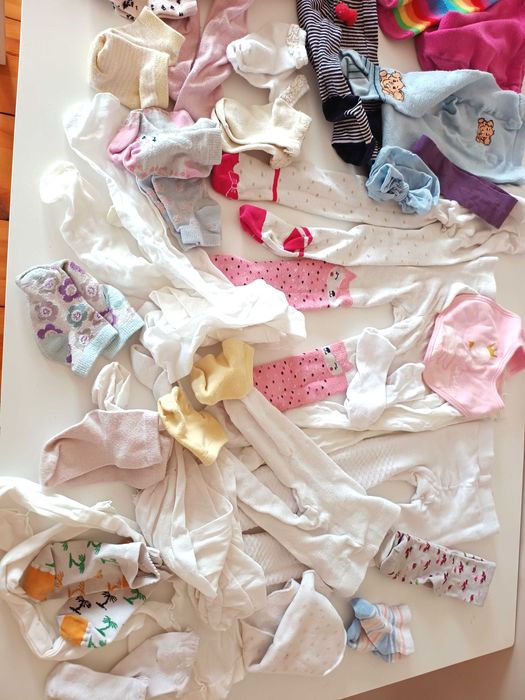 duży zestaw komplet rajstop pończoch rajstopy dla dziewczynki2-3-4lata