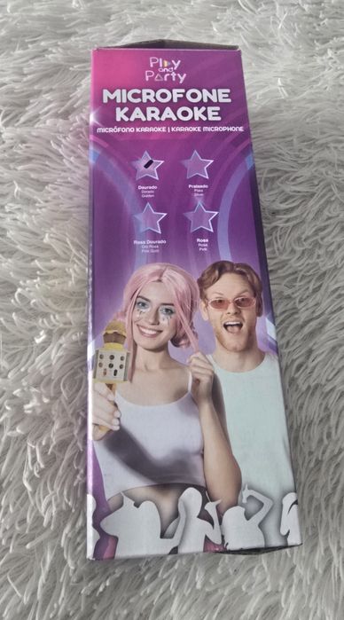 Microfone karaoke Bluetooth