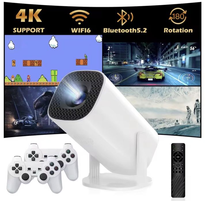 Projektor P30 2 w 1 – Kino Domowe i Konsola do Gier w Jednym!  2025