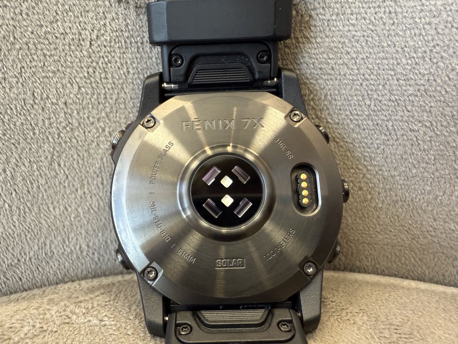 Смарт-годинник Garmin Fenix 7X 51mm Solar Slate Gray with Black Band