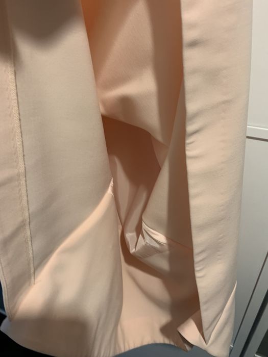 Morelowa grubsza sukienka M