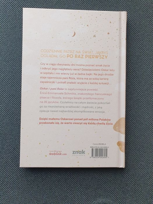 Kziążka oskar i pani Róża