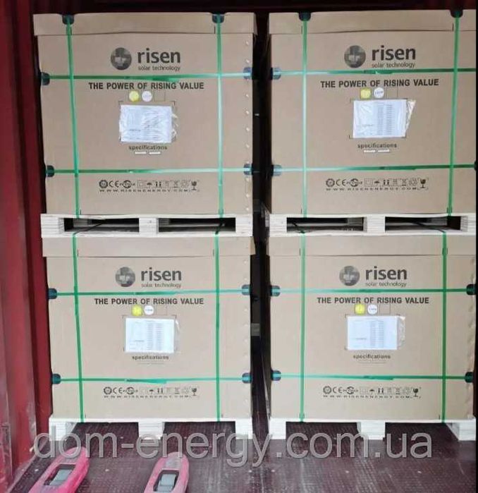 Солнечные панели Risen  RSM144-10-605BNDG 605 Вт W и др сонячні панелі
