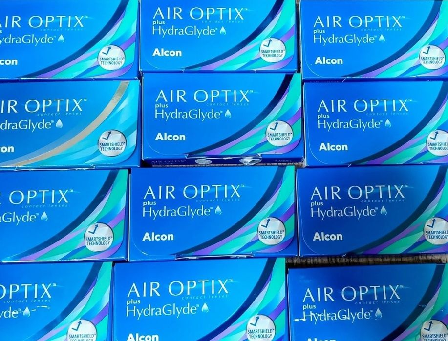 Контактні лінзи Air Optix plus hydroglyde Alcon