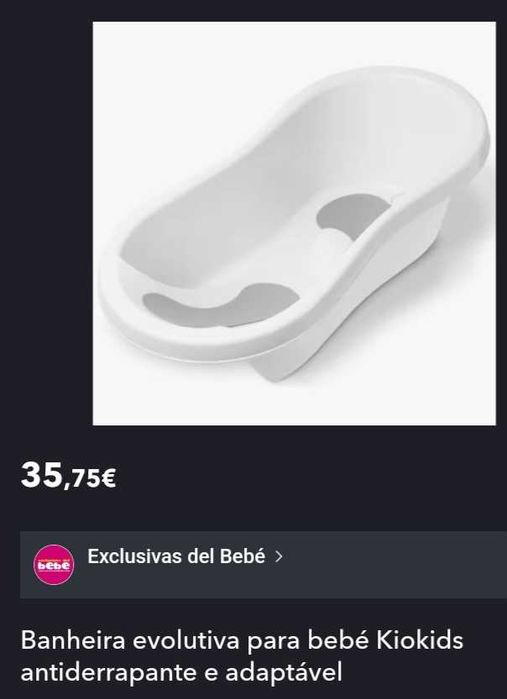 Banheira para bebe