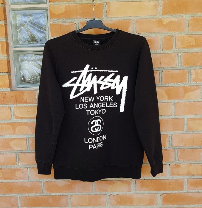Stussy World Tour Sweatshirt кофта світшот оригінал S