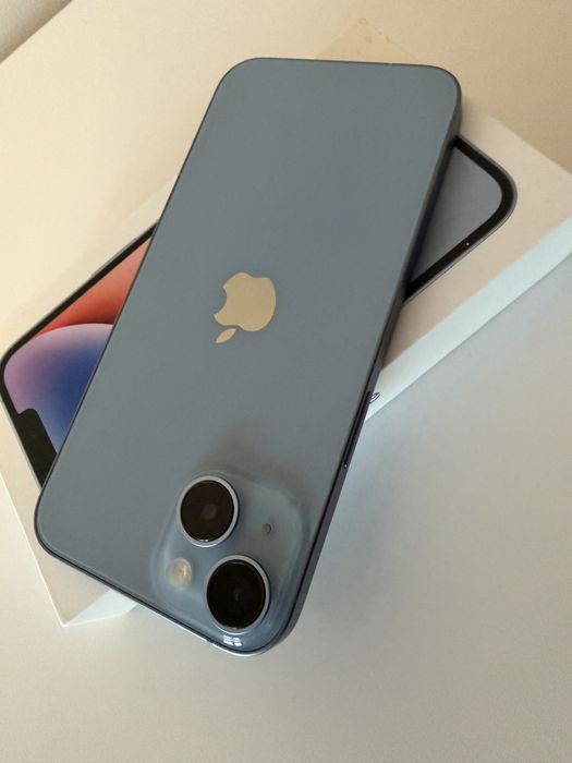 Iphone 14 niebieski 128gb kondycja 100%