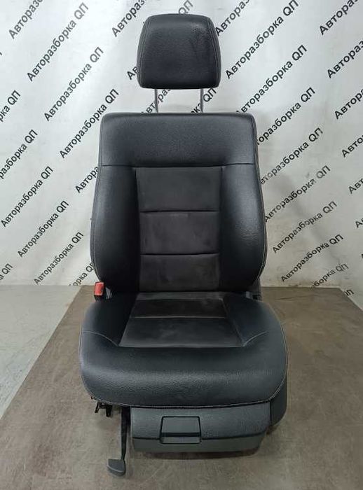 Салон, сиденья кожа/ткань черная Mercedes W212. Разборка Mercedes W212