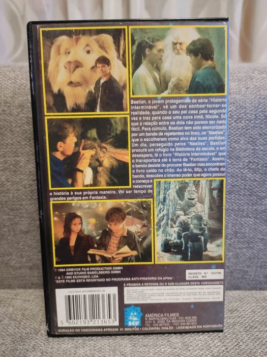 História Interminável 3 - A Fuga - Vhs